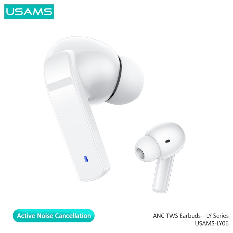 USAMS True Wireless Bluetooth ANC Earphone Earbuds TWS LY06