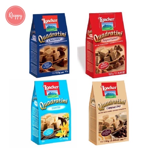 

Loacker Quardatini Wafer 125 gr bisa COD