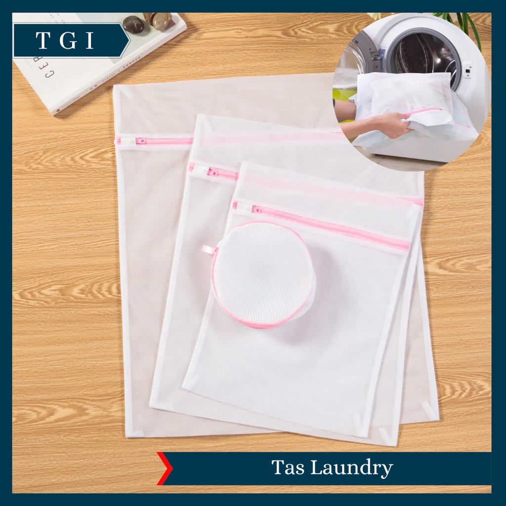 TGI - LAUNDRY BAG KANTONG BAJU KOTOR RESLETING PAKAIAN DALAM | TAS LAUNDRY / LAUNDRY BAG NET JARING