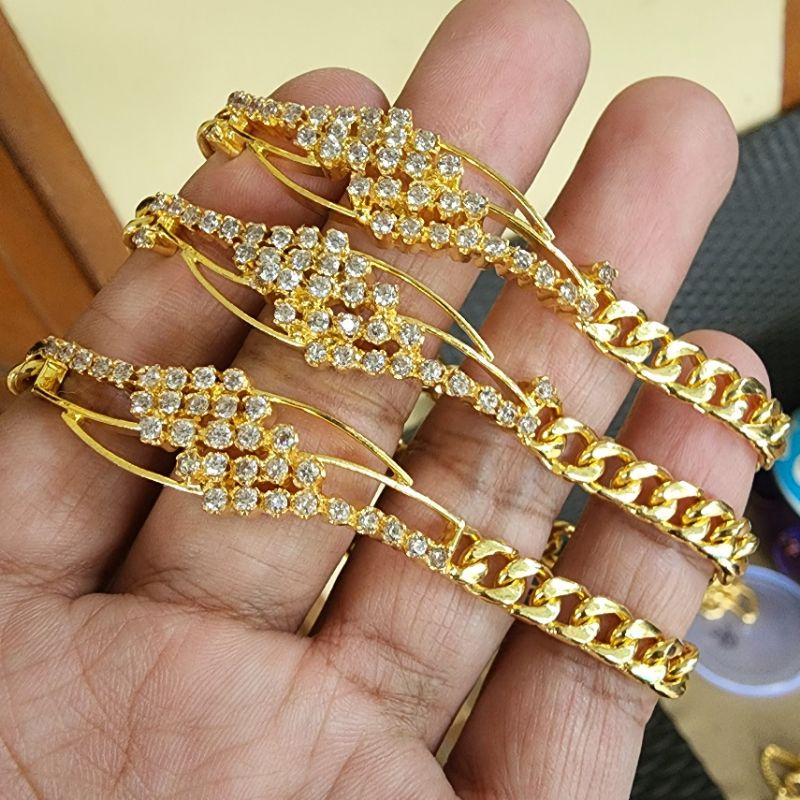 Gelang Wajik Mata Minyak Lapis Emas Gold