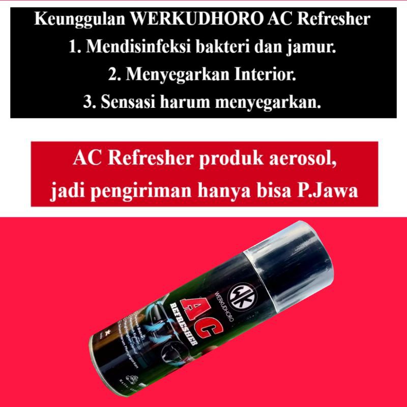 Ac refresher mobil Wk/ pembersih ac/evaporator/penyegar udara/pengharum ac/ac cleaner