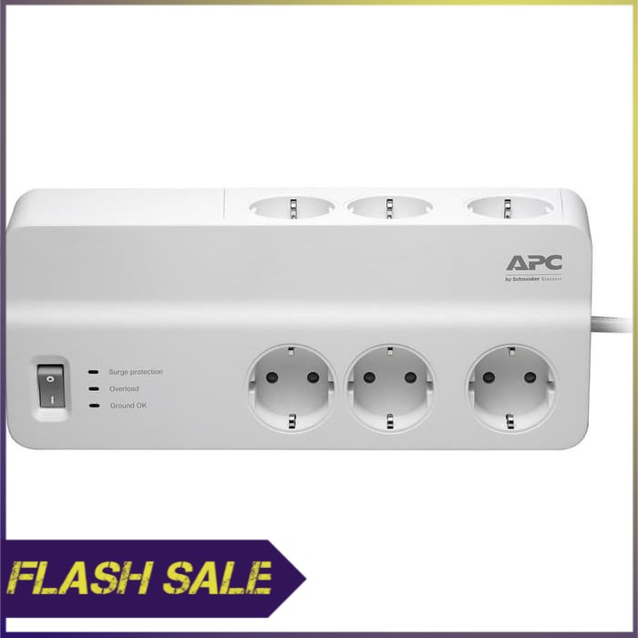 APC Surge Protector PM6GR   PM6 GR colokan anti petir