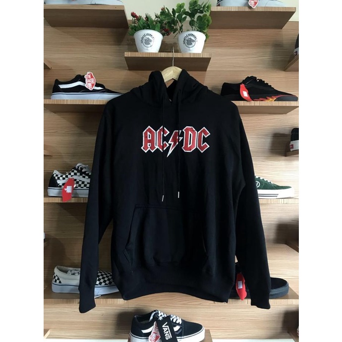 100% ORIGINAL HOODIE H&M ACDC BLACK - M