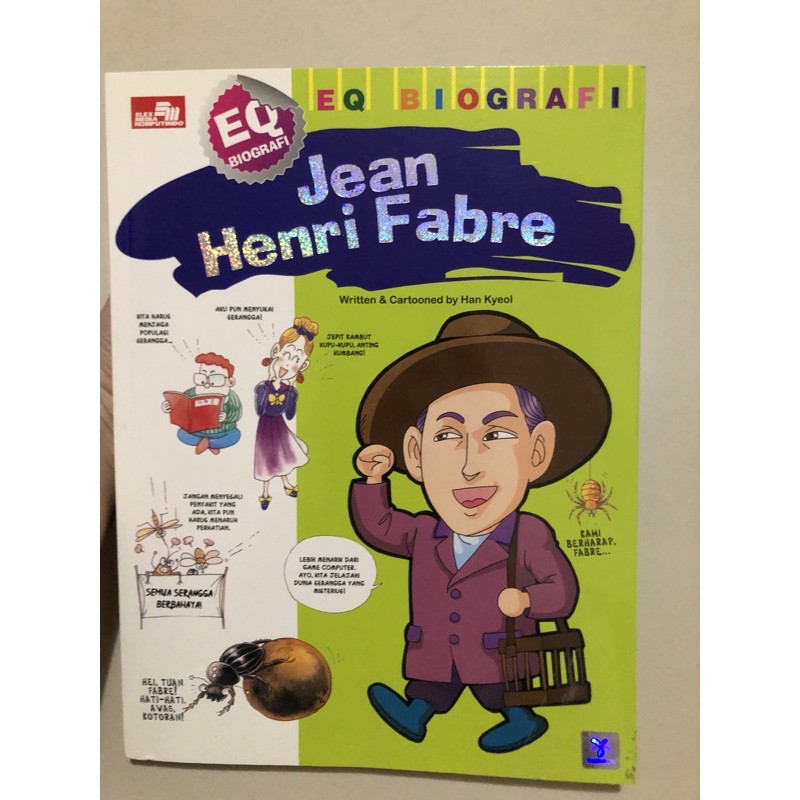 EQ Biografi "Jean Henri Fabre" Komik Edukasi