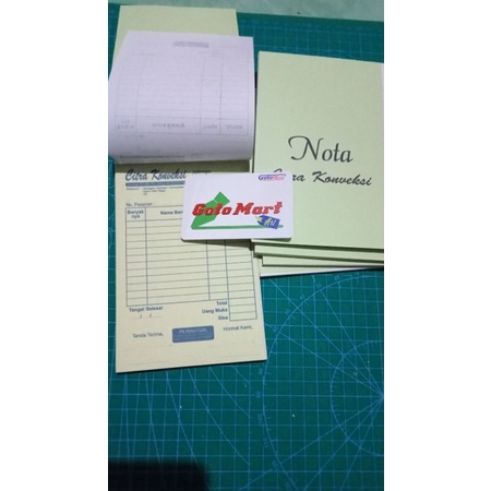 

Nota Olshop custom bisa satuan