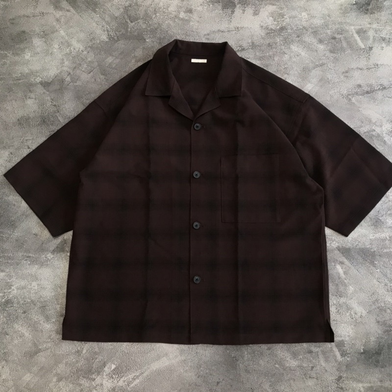 GU veterano shirt oversized / kemeja pria wanita best material tebal ringan basic casual fashion