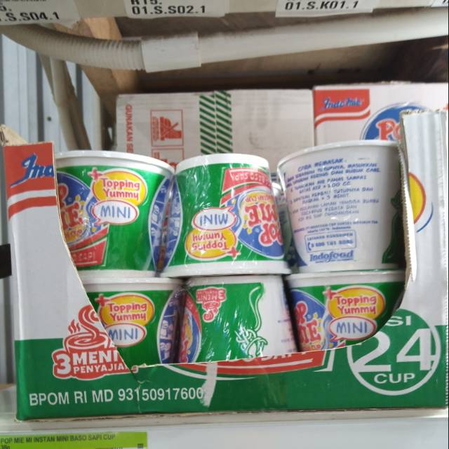 

POP MIE 38 GRAM MIE INSTAN 1 KARDUS ISI 24 PCS
