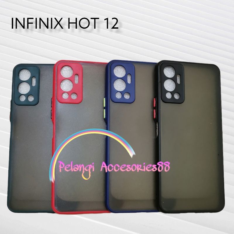 CASE INFINIX HOT 12 SOFTCASE CASE DOVE CASE FULL COLOUR