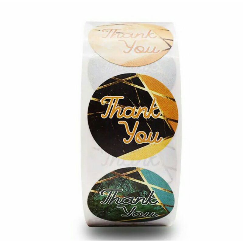 

Stiker label Thank You lucu Ex06 utk hiasan paket/bingkisan/souvenir/pesta/serbaguna