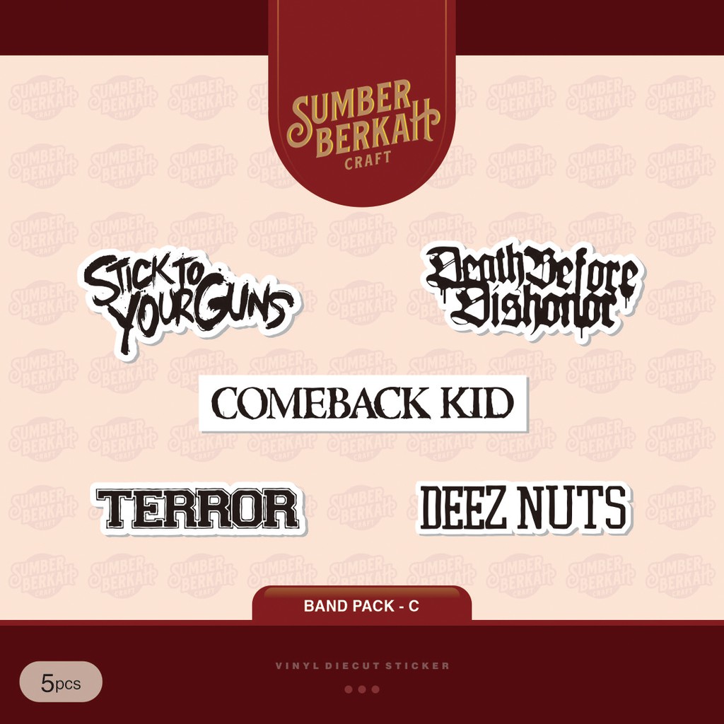 

STICKER STIKER BAND MIX PACK - C