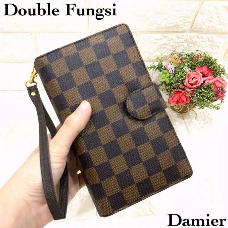 Dompet Wanita Panjang Dompet Lv double fungsi Dompet Hp dompet LV bagus murah terlaris