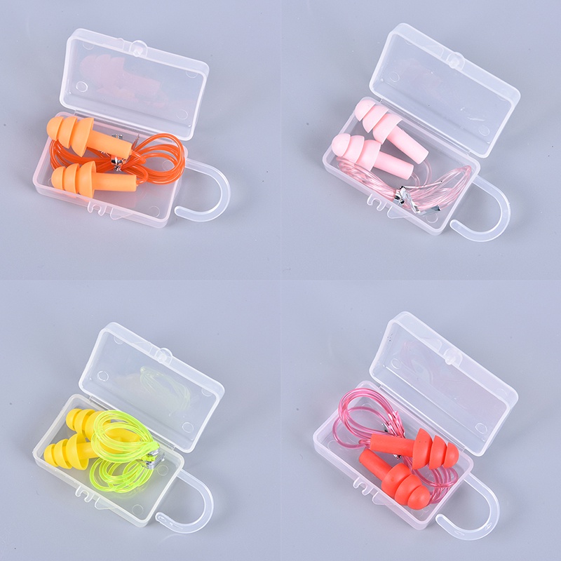 &lt; E2id &amp; &gt; Earplugs Bahan Silikon Anti Air Untuk Earphone