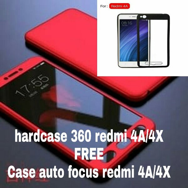 Hardcase Case 360 Xiaomi Redmi 4X Ipaky Full body Free Tempered Glass