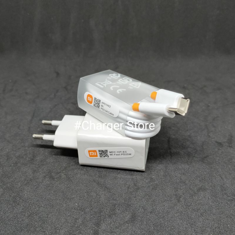 Charger Xiaomi PD Type C 25W 3A Turbo SUPER Fast Charging ORIGINAL