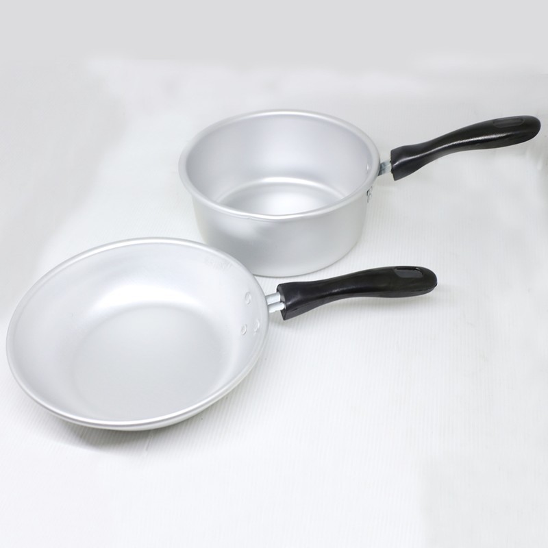 Maspion Wajan Panci Serbaguna Nisuka set Frypan dan Milkpan - 2 pcs