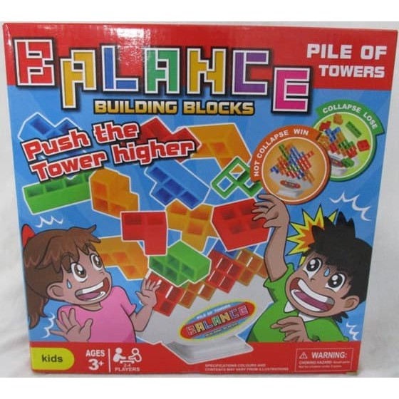 Mainan Edukasi Kreatif Anak Balok Susun Balance Building Blocks