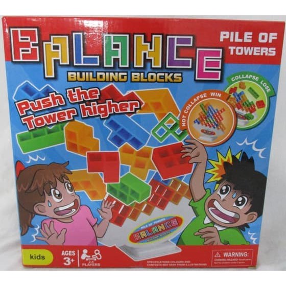 Mainan  Balok Susun  Edukasi Kreatif Anak / Balance Building Blocks