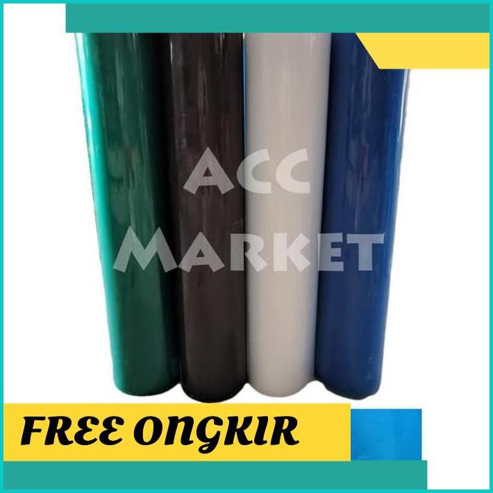 PROMO TERMURAH Fiber Pelapis Pagar Motif POLOS Plat Penutup Tutup Plastik Piber Viber - Putih AP198