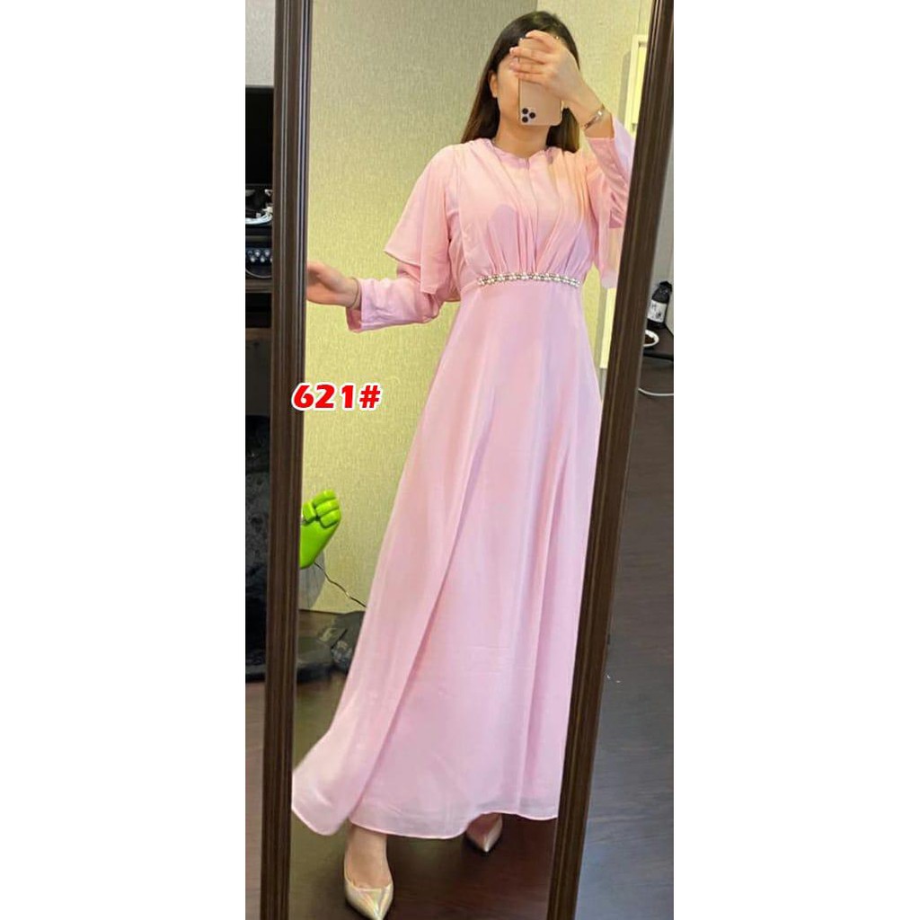 621# maxi dress fashion muslim./baju muslim import murah