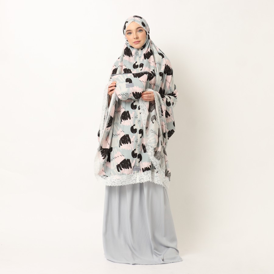 Nakajima - Mukena Katun Rayon 2IN1-Resleting KR-471