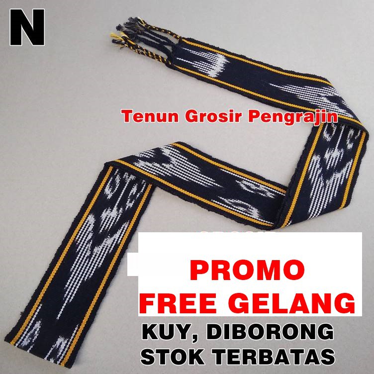 Ikat Kepala Tenun Etnik Motif Dayak Kalimantan Toraja Sumba Lombok Kain PROMO TERMURAH-N (Dayak)
