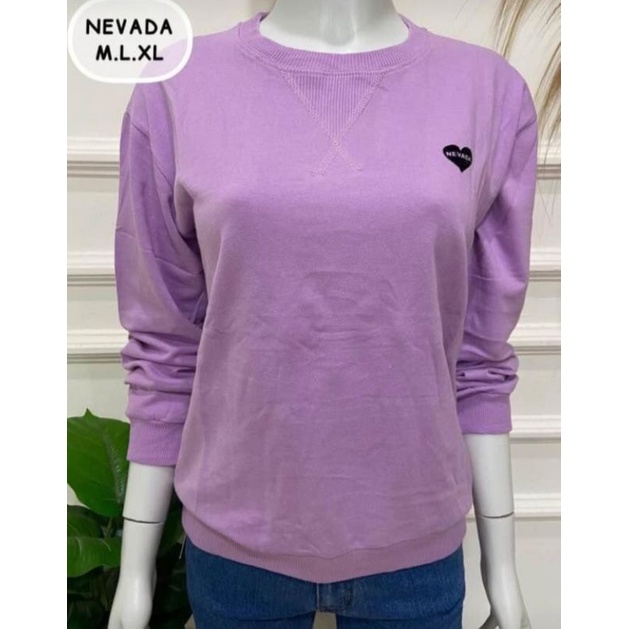 (Nevada) sweater nevada polos full tag/ sweater nevada polos kekinian/ sweater nevada terlaris