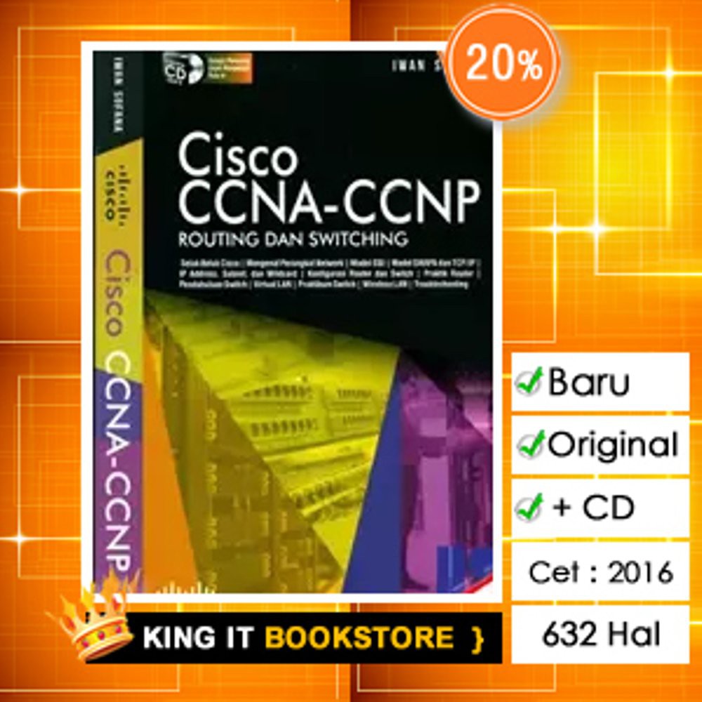 Buku CISCO CCNA   CCNP ROUTING DAN SWITCHING  CD  IWAN SOFANA