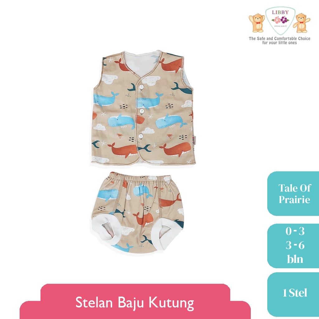 Libby Stelan Baju Kutung Celana Pop - Tale Of Prairie Series ( Isi 3 Pcs )