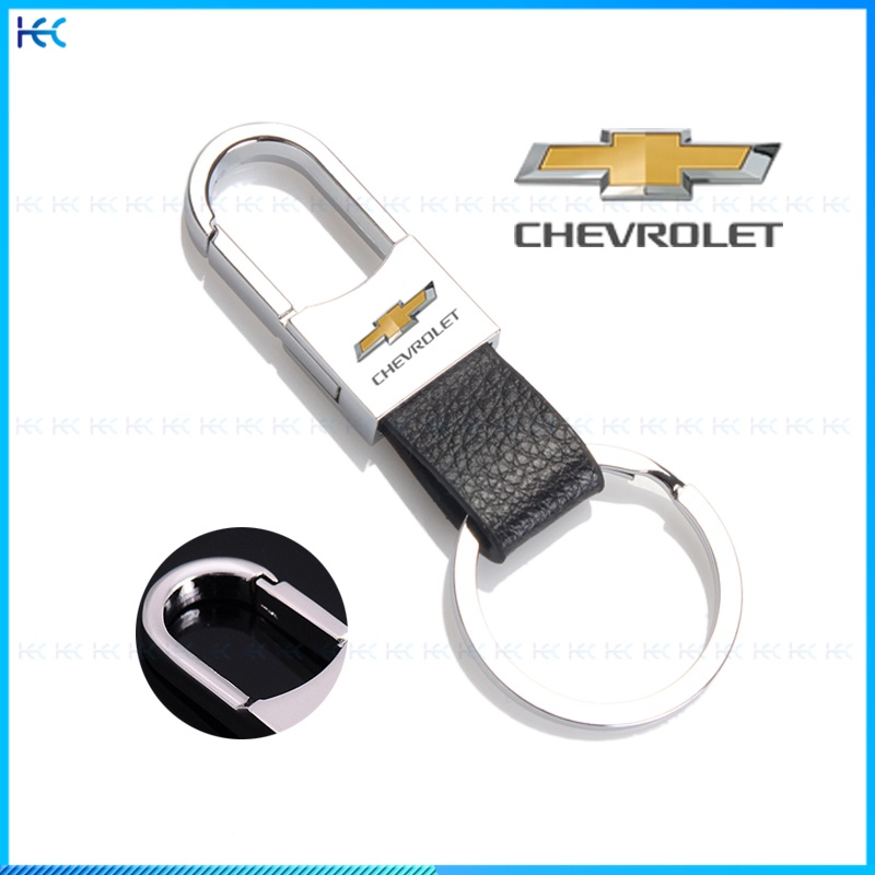 Gantungan Kunci Mobil Motor Strap Kulit Untuk Chevrolet