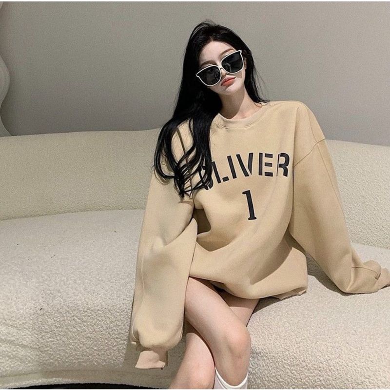 SIZE S-5XL JAKET SWEATER SWEATSHIRT CREWNECK OLIVER 1 UNISEX PRIA WANITA S M L XL 2XL 3XL 4XL 5XL