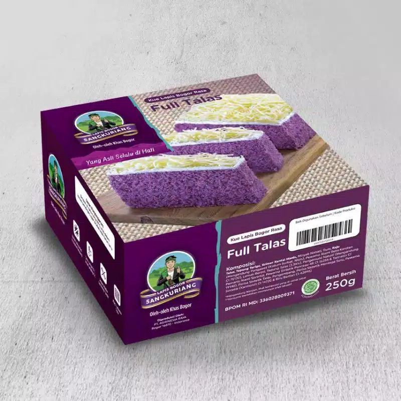 

Lapis bogor sangkuriang full talas mini pack