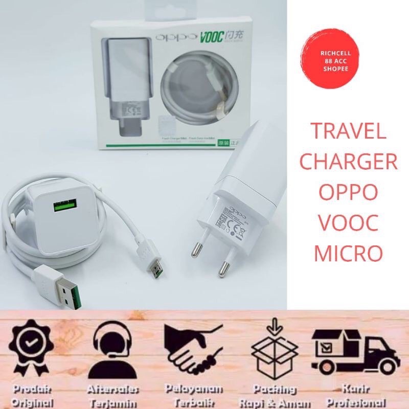 Charger tc oppo ori Fast Vooc 100% Kwalitas baguss