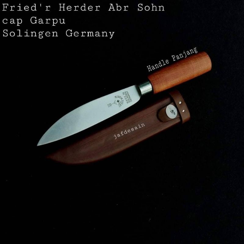 pisau f.herder solingen germany uk 5" original