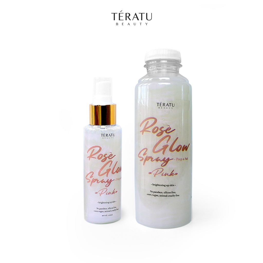 

Teratu Beauty Rose Glow Spray - Pink & Refill Rose Glow Spray - Pink