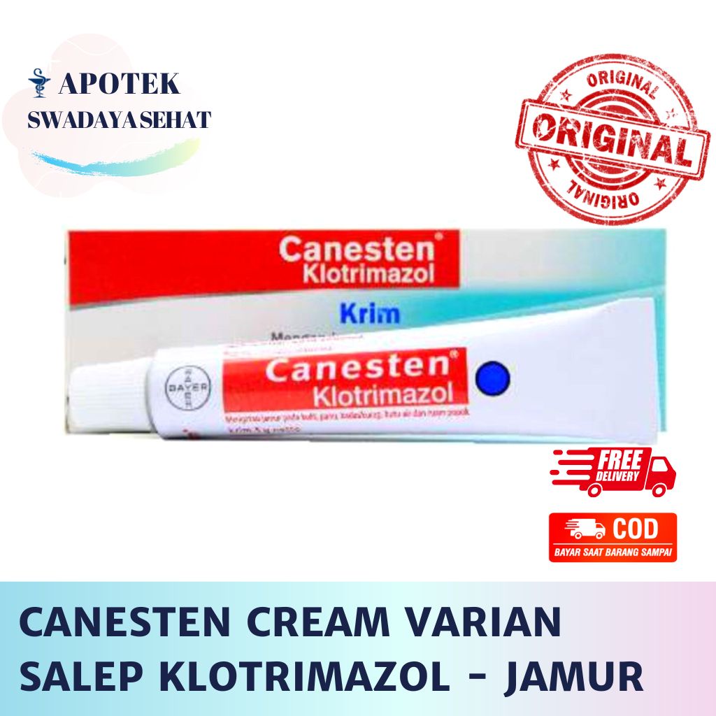 CANESTEN PRO CREAM 1% 10 GR - Varian Salep 5 GR Klotrimazole Bifonazole Infeksi Jamur Klotrimazol