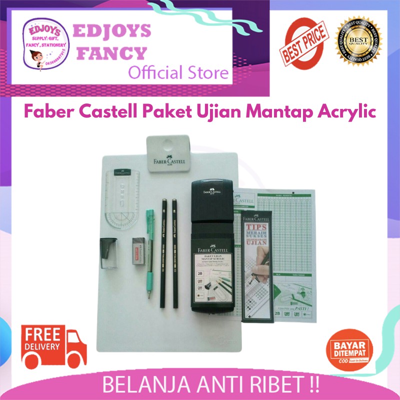 

Edjoys faber castel paket ujian mantap acrylic