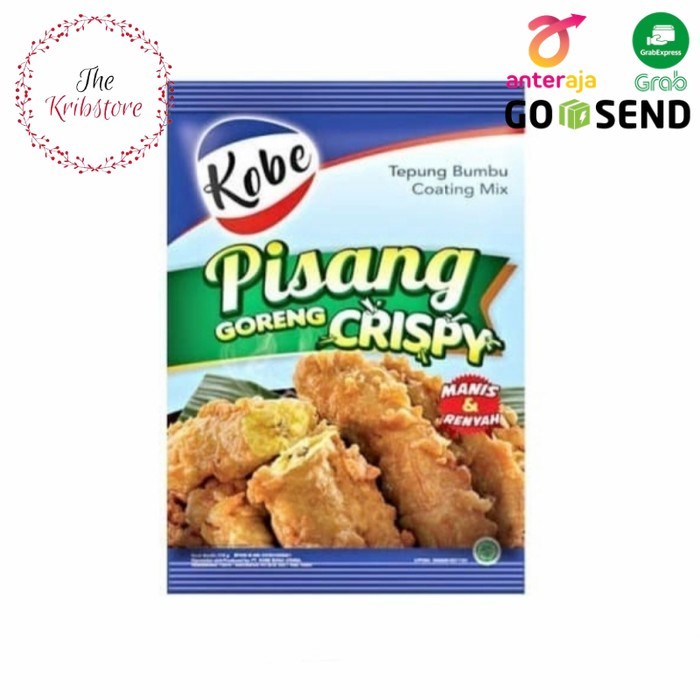 

KOBE Tepung Bumbu Pisang Goreng Crispy 210 gr