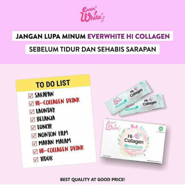 Everwhite Hi Collagen Drink Minuman Pemutih Kulit Indonesia