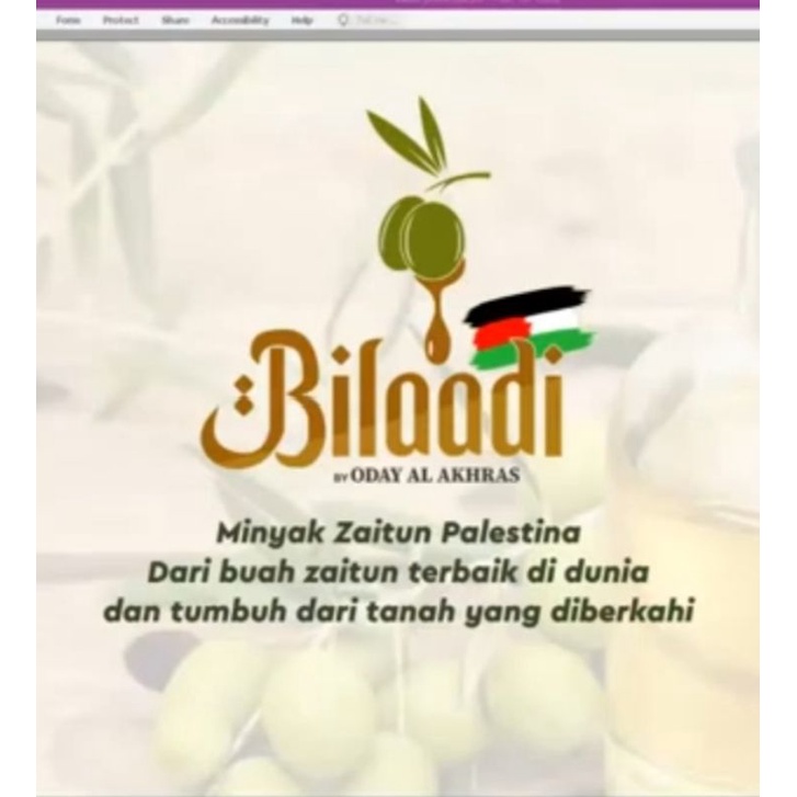 Minyak zaitun asli Palestine extra virgin olive oil ORI tidak ORI uang kembali