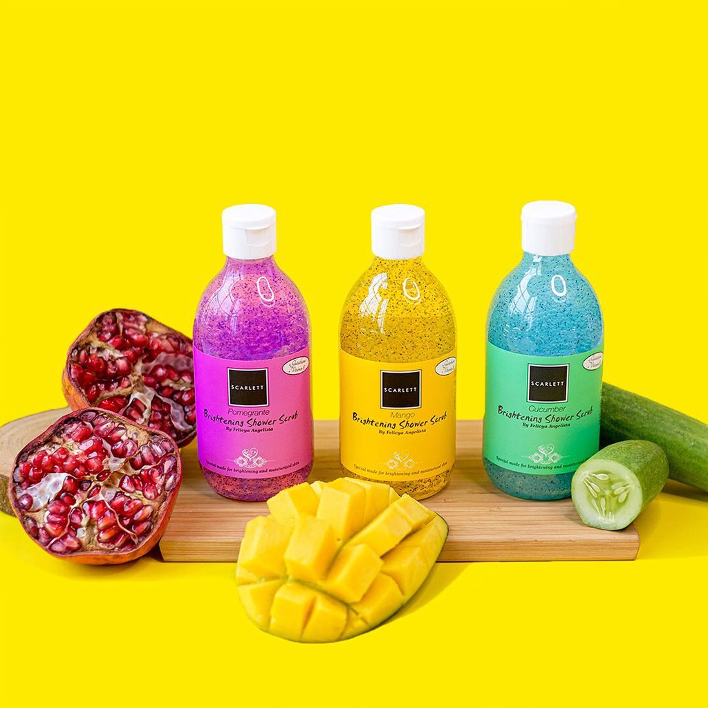 [300ml] Scarlett Whitening Shower Scrub Sabun Kecantikan 300 ml