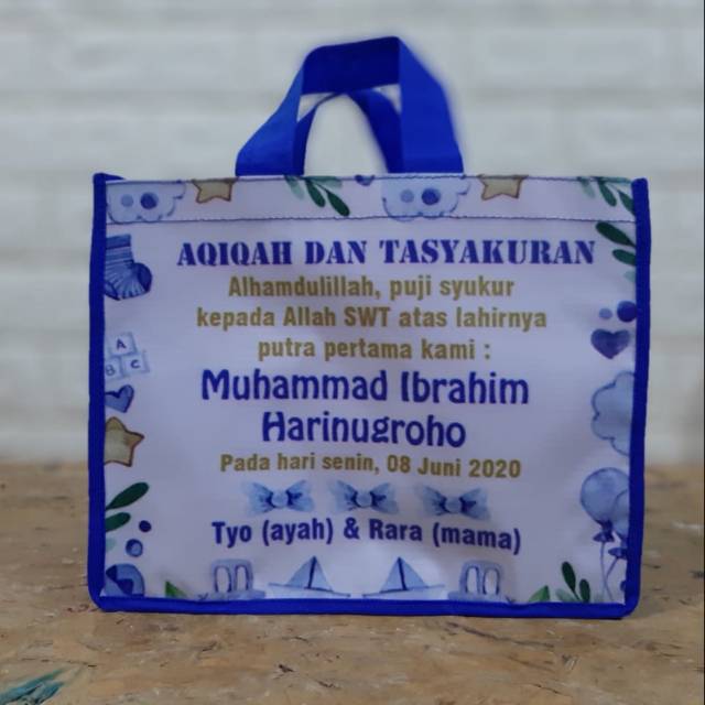 

Tas Souvenir aqiqah 25x20x20 cm