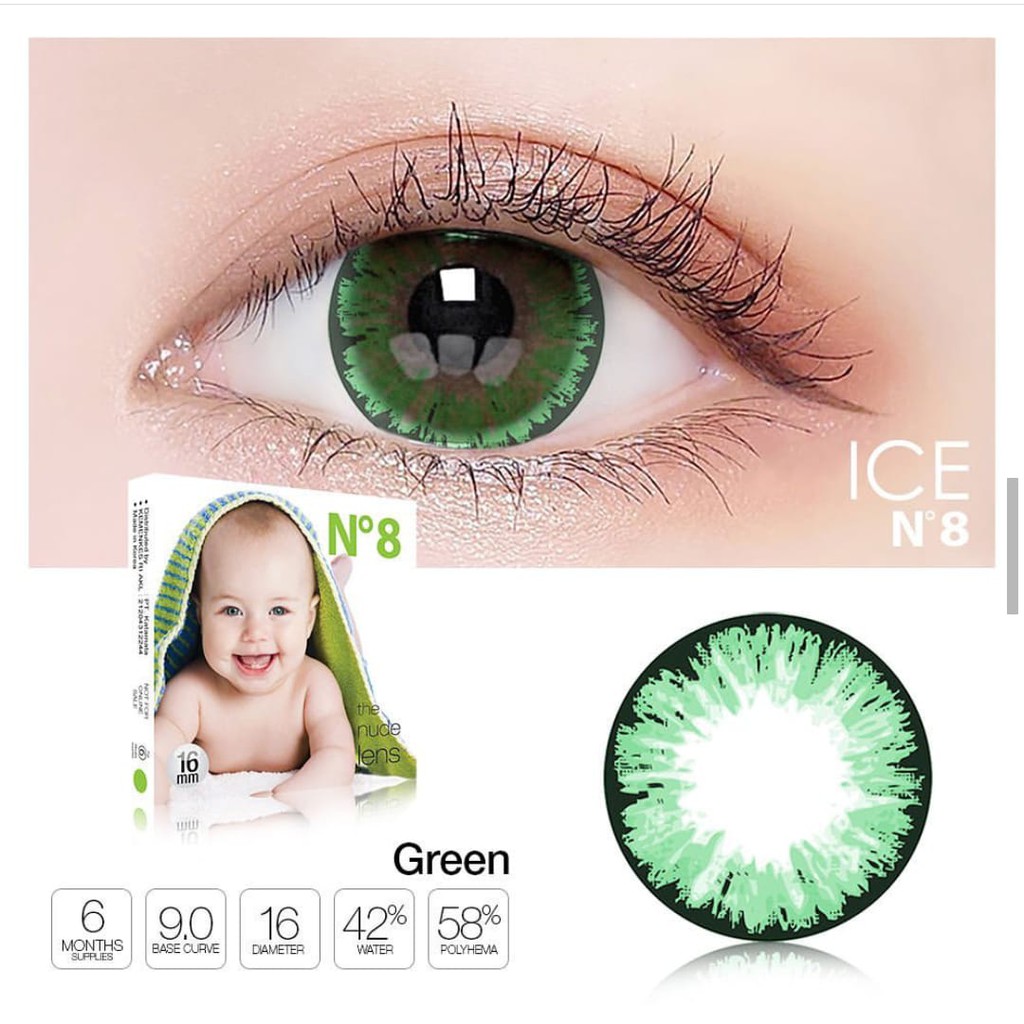 SOFTLENS ICE N8 BABY NORMAL &amp; MINUS 0.50 s/d 6.00 - MAMALENS