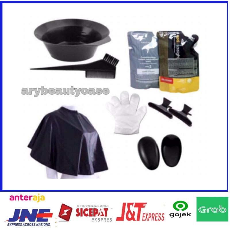 paket Matrix opti straight smoothing Rambut dan alat smoothing rambut