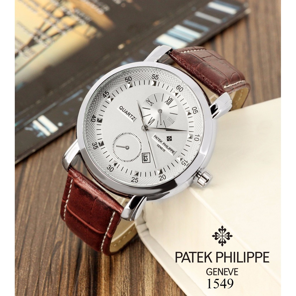 Jam Tangan Pria PATEK PHILIPPE GENEVE  Ku57