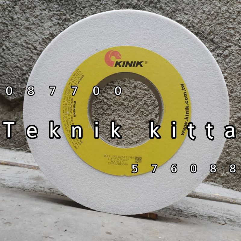 Batu Gerinda Duduk 14 Inch KINIK 355 x 38 x 127 WA 46 JV