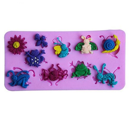 3D Silicon Mold Fondant Cake Decoration - Insect