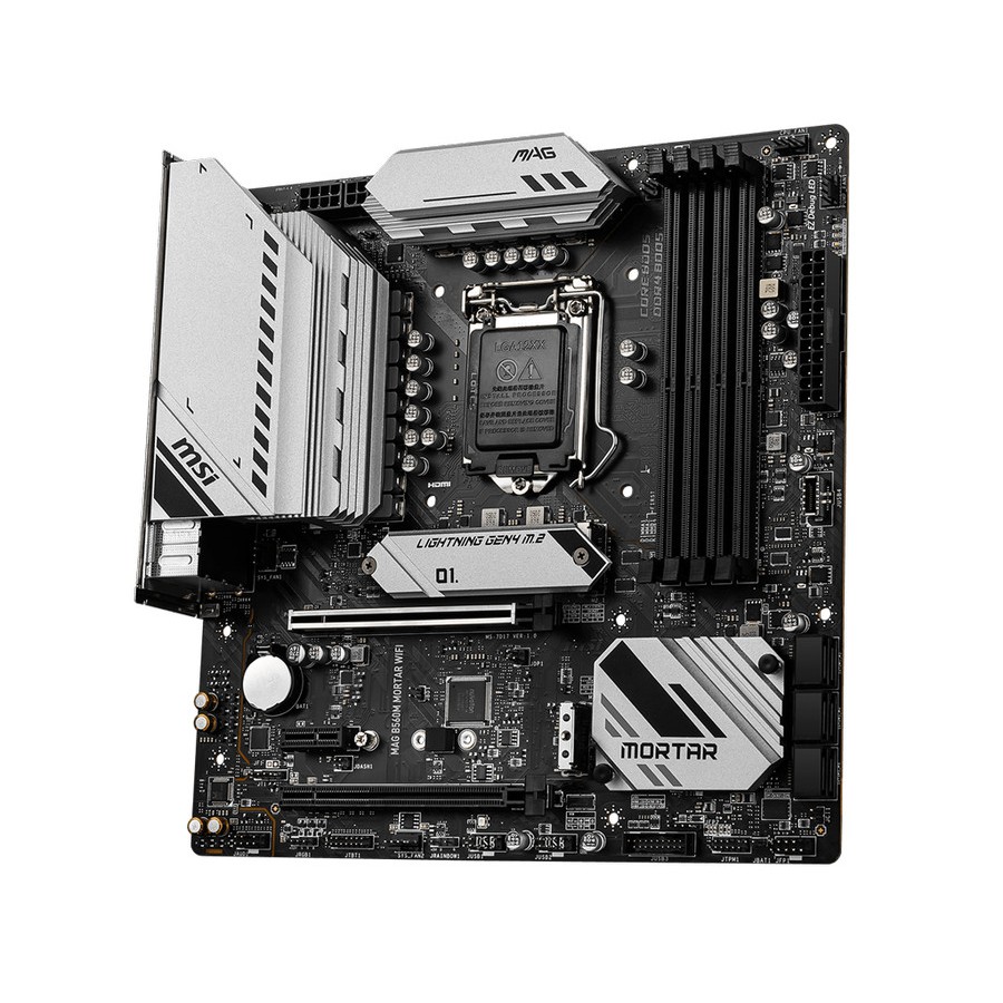 Mainboard / Motherboard MSI MAG B560M Mortar WiFi - mATX INTEL SOCKET LGA1200 - Mobo MSI B560M