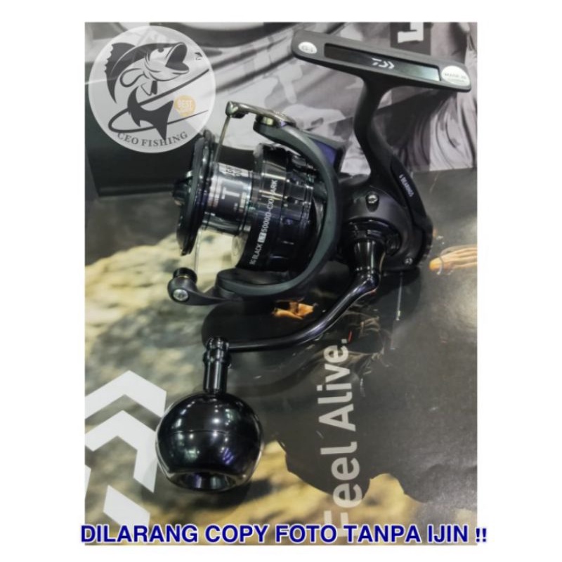 Reel DAIWA BG BLACK LT | Metal Body | Spinning | 2500 s/d 14000 Laut 21 | Resmi