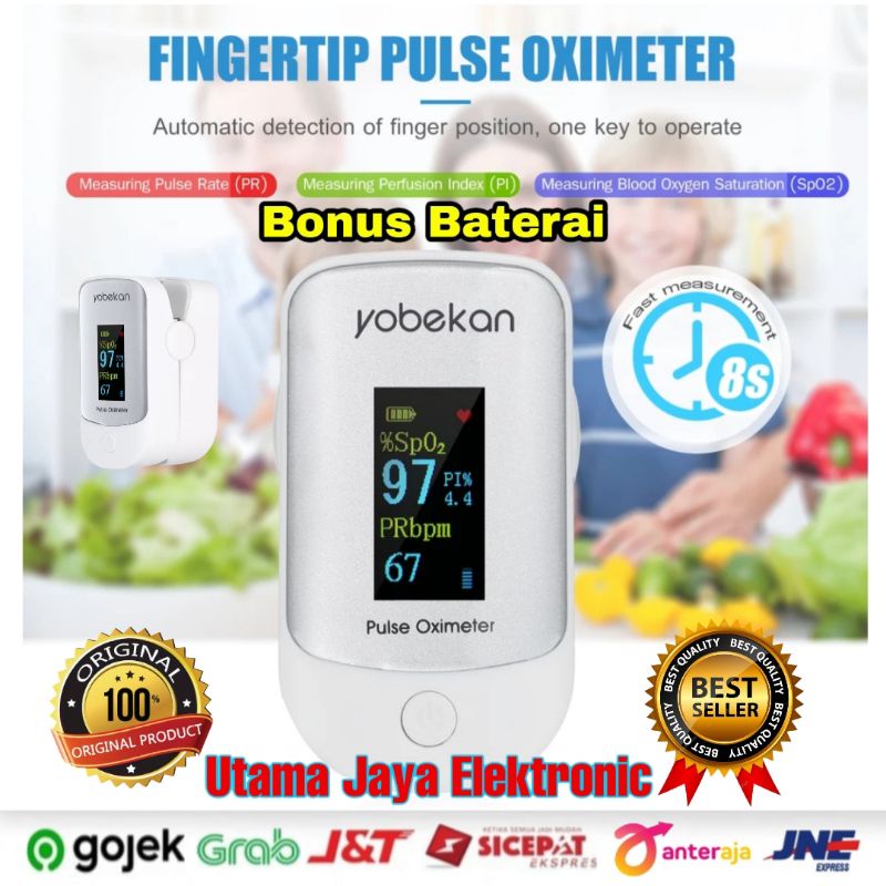 Paket 3in1 Tensi meter Oximeter Pulse Thermometer Infrared