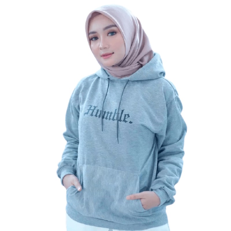 SWEATER HOODIE HUMBLE/BISA COD/Sweater Wanita